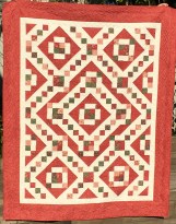 Ivan's Diamonds - red, pink, green &amp; brown